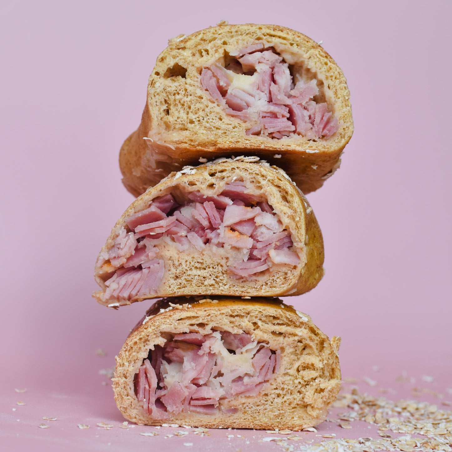 Cachitos integrales con avena de Pavo y queso paisa (6 UNITS)